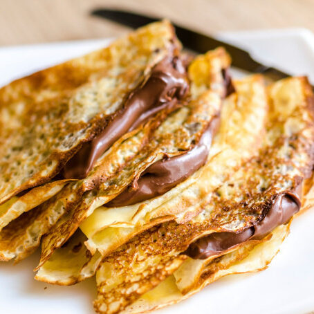 crepes con nutella