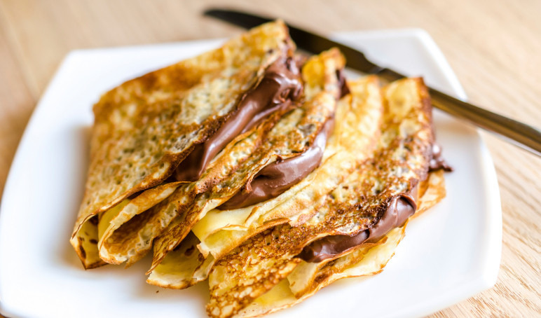 crepes con nutella