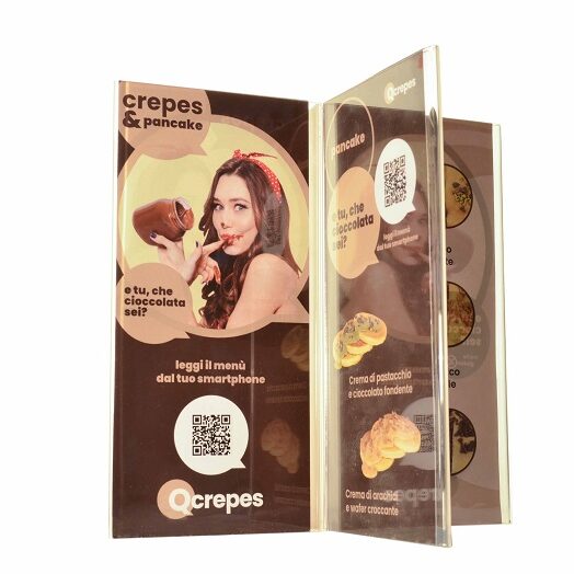 menu da tavolo crepes